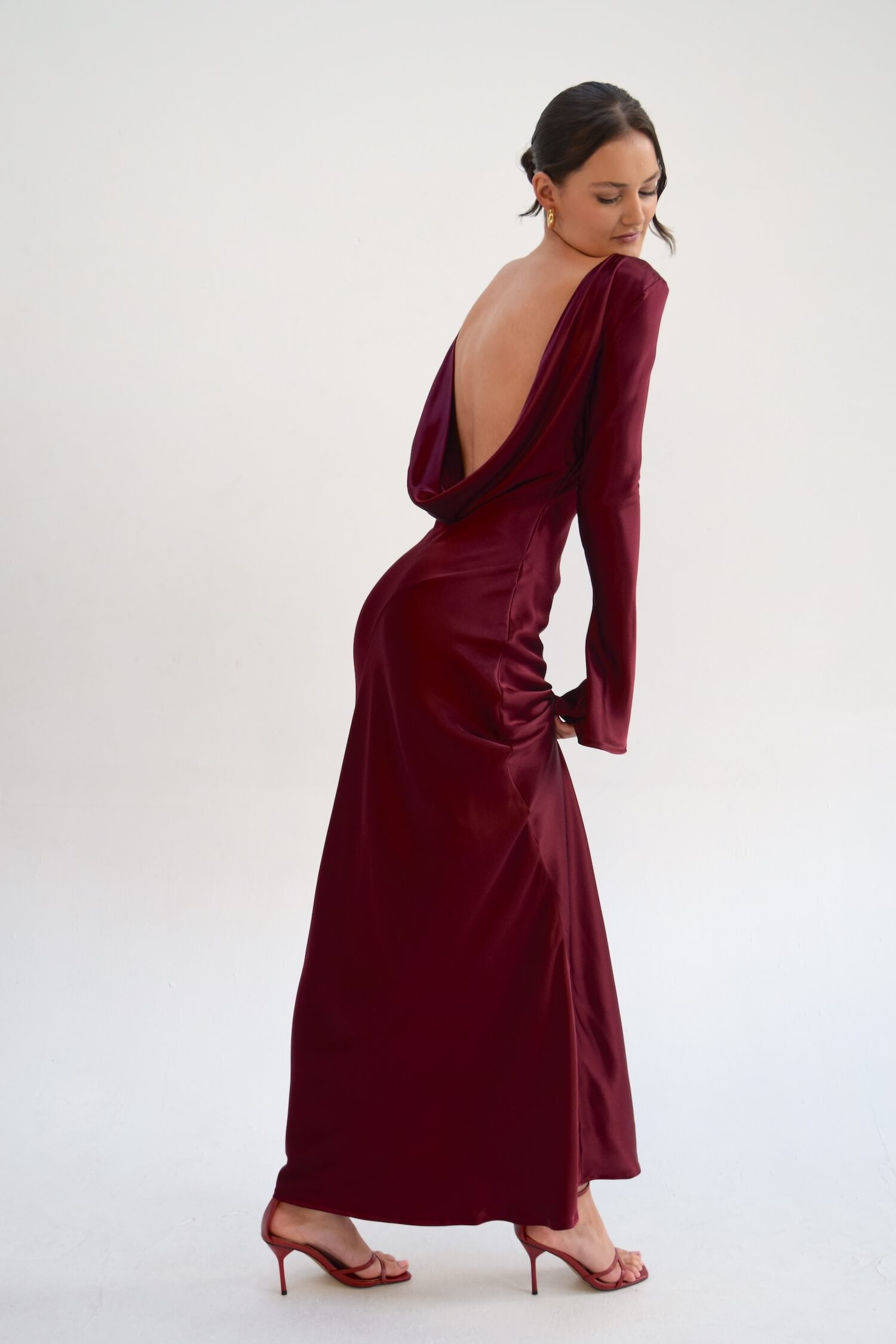 eden formal dresses Eden Maxi Dress - Black Floral main image 1